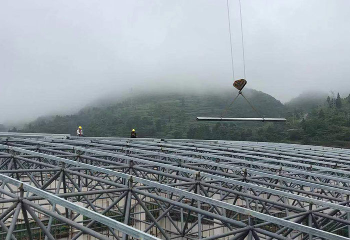 锡林格勒盟网架施工